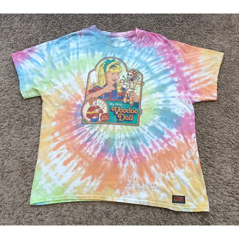 Steven Rhodes T-Shirt Men's Size XL Graphic Print Short Sleeve